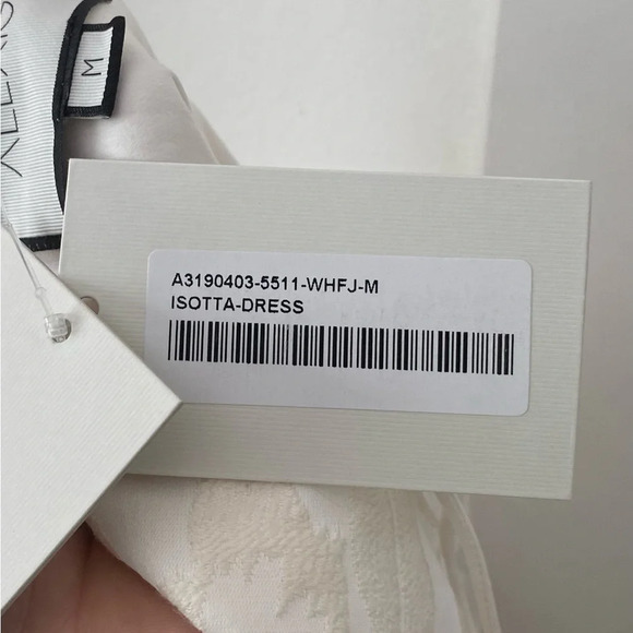 Alexis Isotta Dress In White Floral Jacquard - Picture 7 of 8